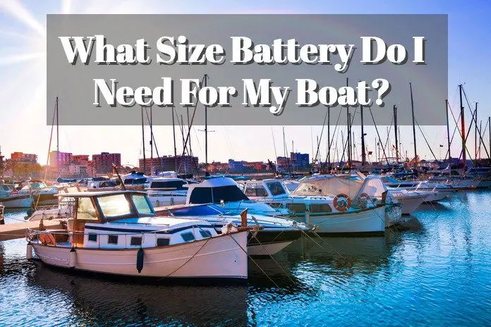 knowing your marine battery size