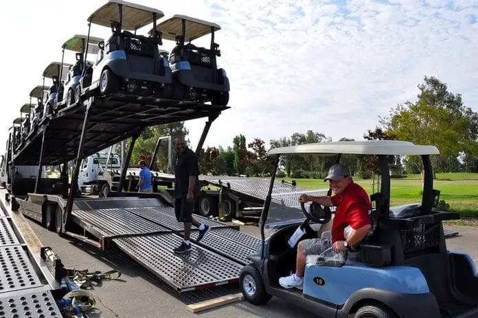 Giving you an indication of replacing golf cart batteries.