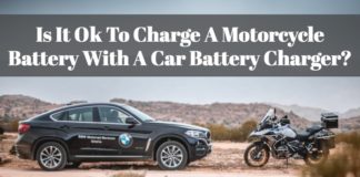 Wondering if you can charge your motorcycle by using a car battery charger.