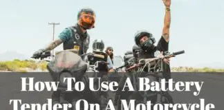 Learn the right way to charge your motorcycle battery with a battery tender.